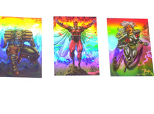 1993 X-MEN SERIES 2 HOLOGRAM Holithogram CHASE INSERT Set Cards #H1-H3 MAGNETO picture