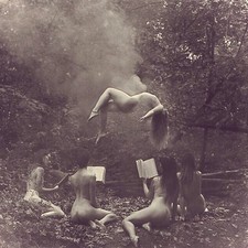 Witches in the Woods | Halloween | Samhain | Ritual | Sepia Vintage Photograph picture
