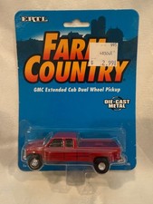 1/64 Ertl Farm Toy Red GMC Dually Pickup Truck   picture