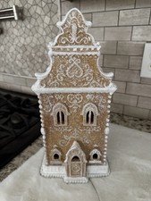 NEW Light Up Victorian Style Gingerbread House 13.5” Christmas Winter Holiday picture