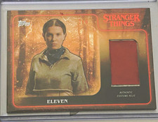 2025 Topps Stranger Things Eleven Orange Costume Relic Trading Card RARE picture