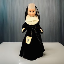 Vintage 1985 Genuine Nun Doll “Sister Of The Order Of Mercy” W/ Box & Stand picture