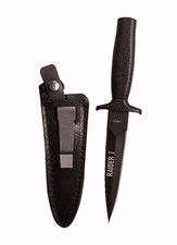 Rothco Black Raider I Boot Knife | 3057 | Lightweight Stainless Steel picture