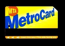 Vintage Plastic NYC MetroCard William Shakespeare Train of Thought picture