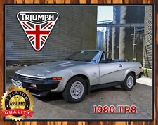 1980 Triumph TR7 - Classic Convertible - Metal Sign 11 x 14 picture