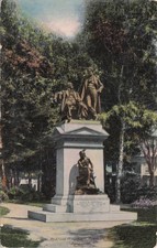 1911 Redfield Monument Foreman Park Syracuse NY Postcard Rudolph Bros. picture