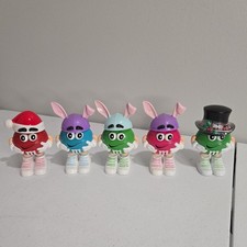 M&M'S Mini's Candy Holders Christmas, Easter Multicolor LOT OF 5 NEW picture