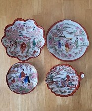 Antique/Vintage Japanese Geisha Porcelain Set picture