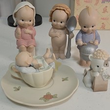 Very Rare Enesco Kewpie Pageant Nativity Set 6 piece set picture