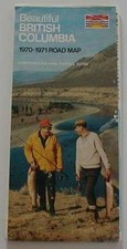 British Columbia. Road Map. (Canada) picture