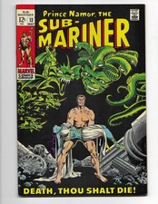 Sub-Mariner 13 1969 Marvel Comics F/VF 7.0 1st App Gargantos Serpent Crown picture