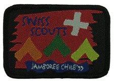 1998-1999 19th World Scout Jamboree Chile Swiss Contingent Patch BLK (WSJ667) picture