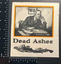 Travelstamps: Partial Magazine Ad for Art Metal Safes- 1920s “Dead Ashes” Slogan picture