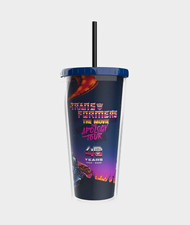 Transformers: The Movie Apology Tour Tumbler Cup With Straw. Last 2 reduced picture