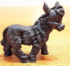 Vintage Coal Donkey Figurine handcrafted, great gift for farmer or collector picture
