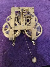 Unmarked Wall CLOCK MOVEMENT Time and Strike w/ 2