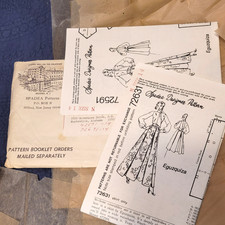 Vtg 1971 Spadea Designer Pattern 72591/72631 Eguzquiza Maxi Dress Gown Size 14 picture