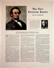 1949 Abraham Lincoln Pastor Argudin Collier's Magazine Article Print Ad 10x14 picture