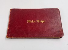 Antique Motor Trips automobile log book Journal auto car 1906 picture