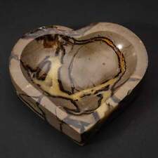 Polished Septarian Heart Shaped Dish (3.4 lbs) picture