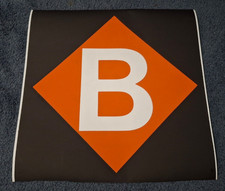 R27/R30 NYC Redbird Subway Rollsign Bullet | Diamond B Brooklyn Brighton Transit picture