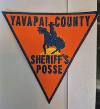 Yavapai County Sheriff's Posse Patch Arizona Law Enforcement Obsolete Display picture