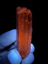 35 Gm Double Terminated Kunzite Crystal,Fluorescent Triphane Specimen @ Afghanis picture