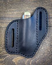 Custom leather pancake sheath holster for Buck Trapper Case Stockman USA made picture