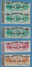 Civil War Obsolete Currency Nashawannuck Co. East Hampton MA Holyoke Bank Scrip picture