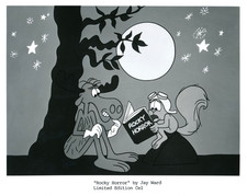 Rocky & Bullwinkle 8x10 Promotional Photo of a Production Cell by Jay Ward S12 picture