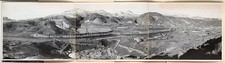 Photo:Mason City Washington Grand Coulee Dam Construction Panorama 1936 picture