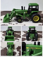 Vintage ERTL John Deere 3140 Tractor With Front Loader 1:32 Diecast Toy USA picture