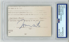 Tom Waits ~ Signed Autographed Authentic Contract Signature ~ PSA DNA Encased picture