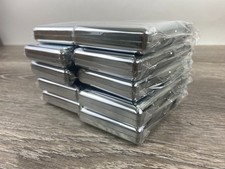 CUSTOM BUNDLE Case w/ Built in Lighter Metal Wallet x10 picture