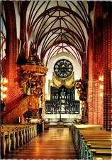 Stockholm Storkyrkan Altar Interior Sweden Vintage Postcard 4P23-20 picture