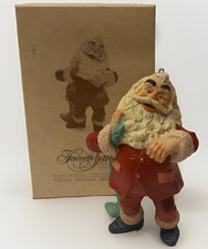 Vtg Hallmark 1987 Favorite Santa Special Edition Ornament Hand Painted Porcelain picture
