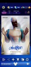 Topps Disney Collect Digital Samuel L. Jackson 2025 Chrome Disney Frozone Auto picture