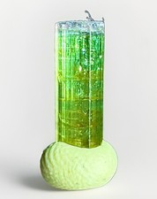 Rare Brilliant Neon Green Purple Tip Tourmaline Crystal Natural Raw Specimen picture