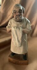 Vintage Hand Carved Wood Surgeon/Doctor Figurine - Made in Germany picture
