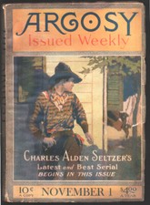 Argosy 11/1/1919-Charles Alden Seltzer's Serial begins-Drag Harlan-Harold A. ... picture