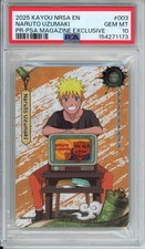 PSA 10 2025 PSA MAGAZINE EXCLUSIVE #003 NARUTO UZUMAKI picture