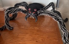 Mario Chiodo Studios 2002 GIANT 7 Foot Spider Halloween Prop Vintage Latex Light picture