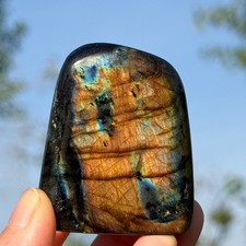 105g Top Natural Labradorite Quartz Crystal Spectrolite Mineral Specimen Heal picture