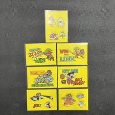 1989 Topps Nintendo Game Tips Stickers Lot of 7 Zelda Mario Link picture