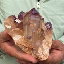 800g Natural Amethyst Cluster Quartz Crystal Skeleton Mineral Specimen Healing picture