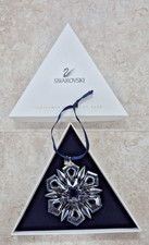 Vintage Swarovski 1999 Crystal Snowflake Christmas Ornament with Box picture