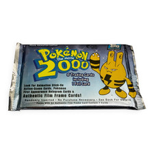 Topps Pokémon The Movie 2000 Trading Cards Booster Pack Sealed (8 Cards) picture