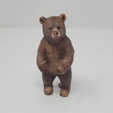 2012 Schleich 14686 Standing Grizzly Bear Brown Retired picture
