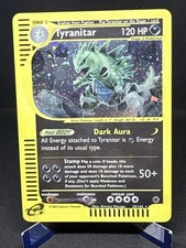 Pokemon Tyranitar Expedition 29/165 Holo - MP - ENG - 2002 Vintage Masago picture