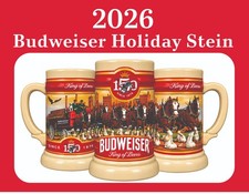 2026 Budweiser Clydesdale Holiday Stein: Celebrating 150 Years (47th Edition) picture